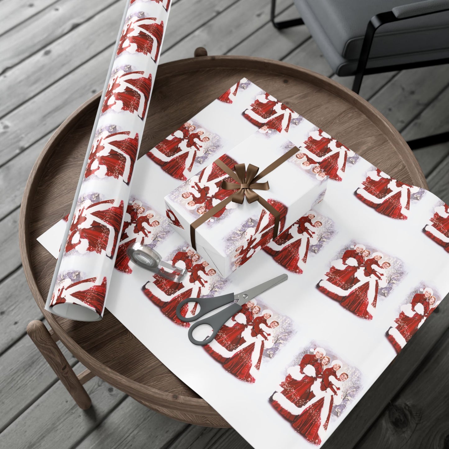 White Christmas Wrapping paper