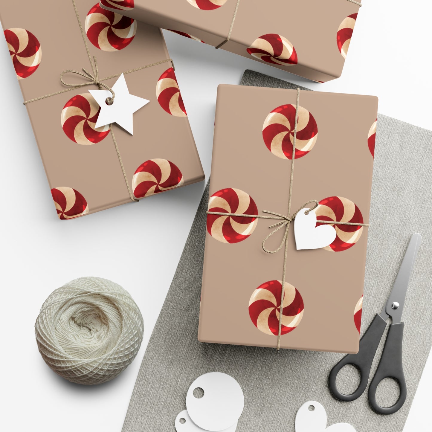 Cany Peppermints Gift Wrapping Paper