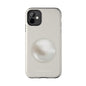 Single Pearl on Beige iPhone Case