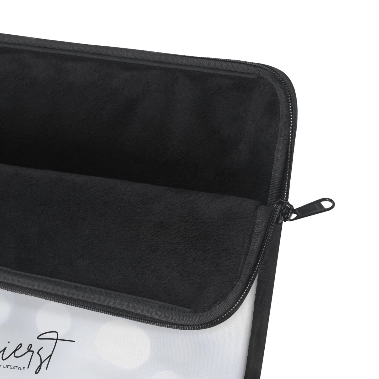 White Sparkle Laptop Sleeve