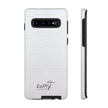 White Alligator Samsung Galaxy Case | Classic Texture Meets Modern Edge