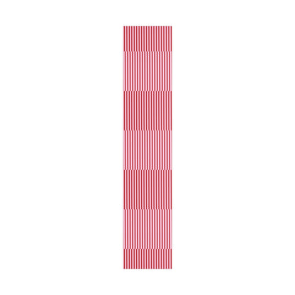 Pink and Red Offset Vertical Striped Wrapping paper