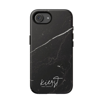 Black Marble iPhone Case