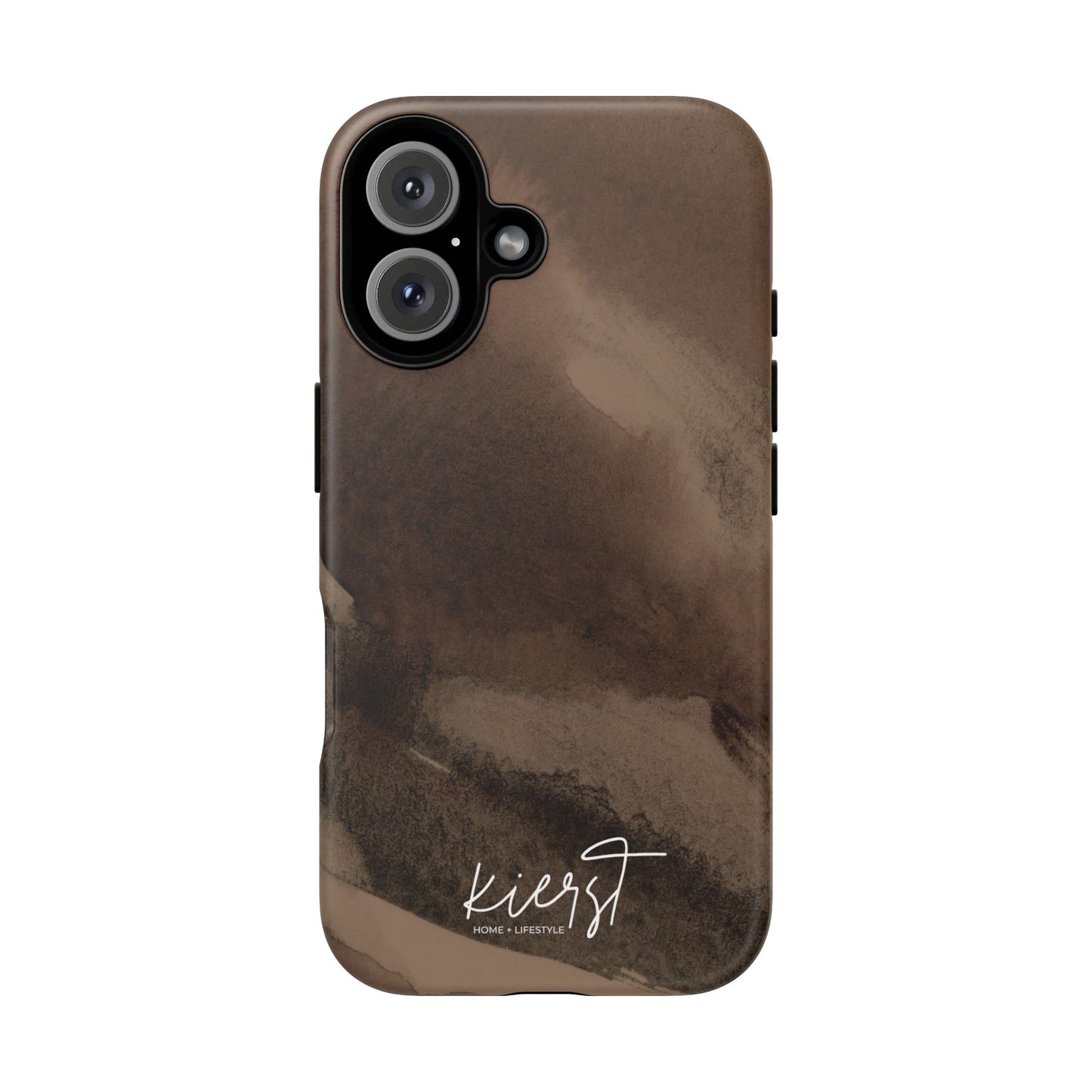 Brown Abstract iPhone Case
