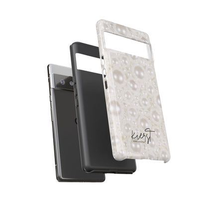 Various Pearls Google Pixel Case | Refined Shine Everyday Style