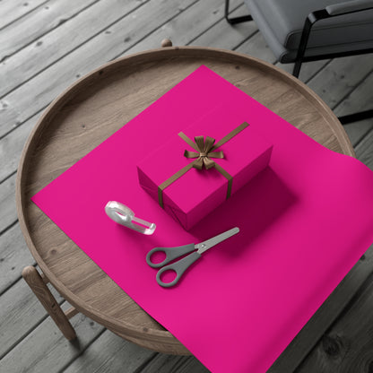 Signature Hot Pink Gift Wrap Paper – Bold, Feminine, Beautiful