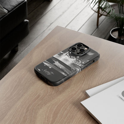 Faded Summer Nights iPhone Case | A Cinematic Blur of City Lights and Nostalgia