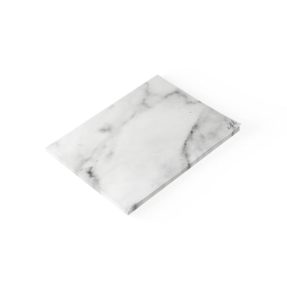 Lived-In Grey and White Marble Post-it® Note Pad