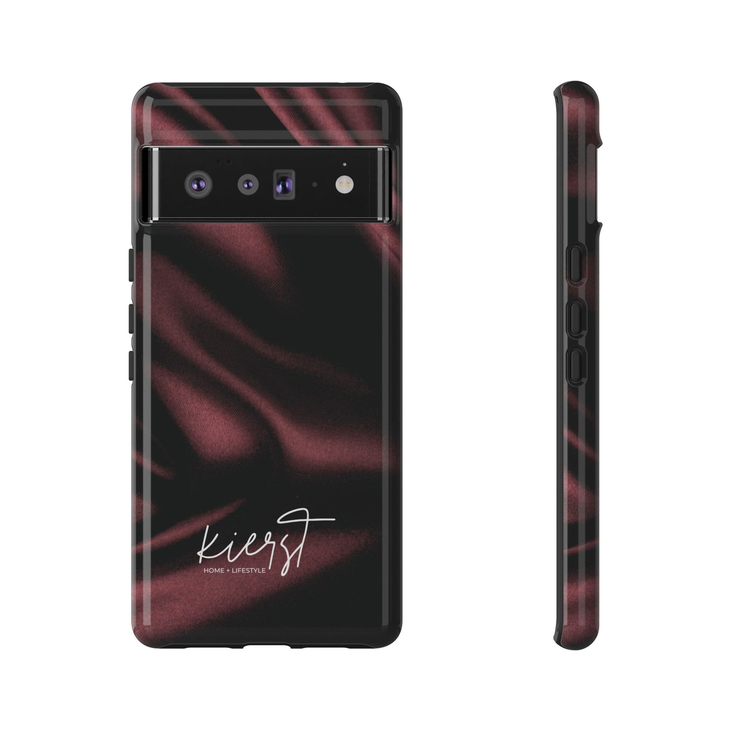 Signature Velvet Noir Silk Print Google Pixel Phone Case