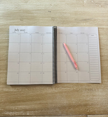2026 - 2027 Ember Tortoise Mid Year Lifestyle Planner
