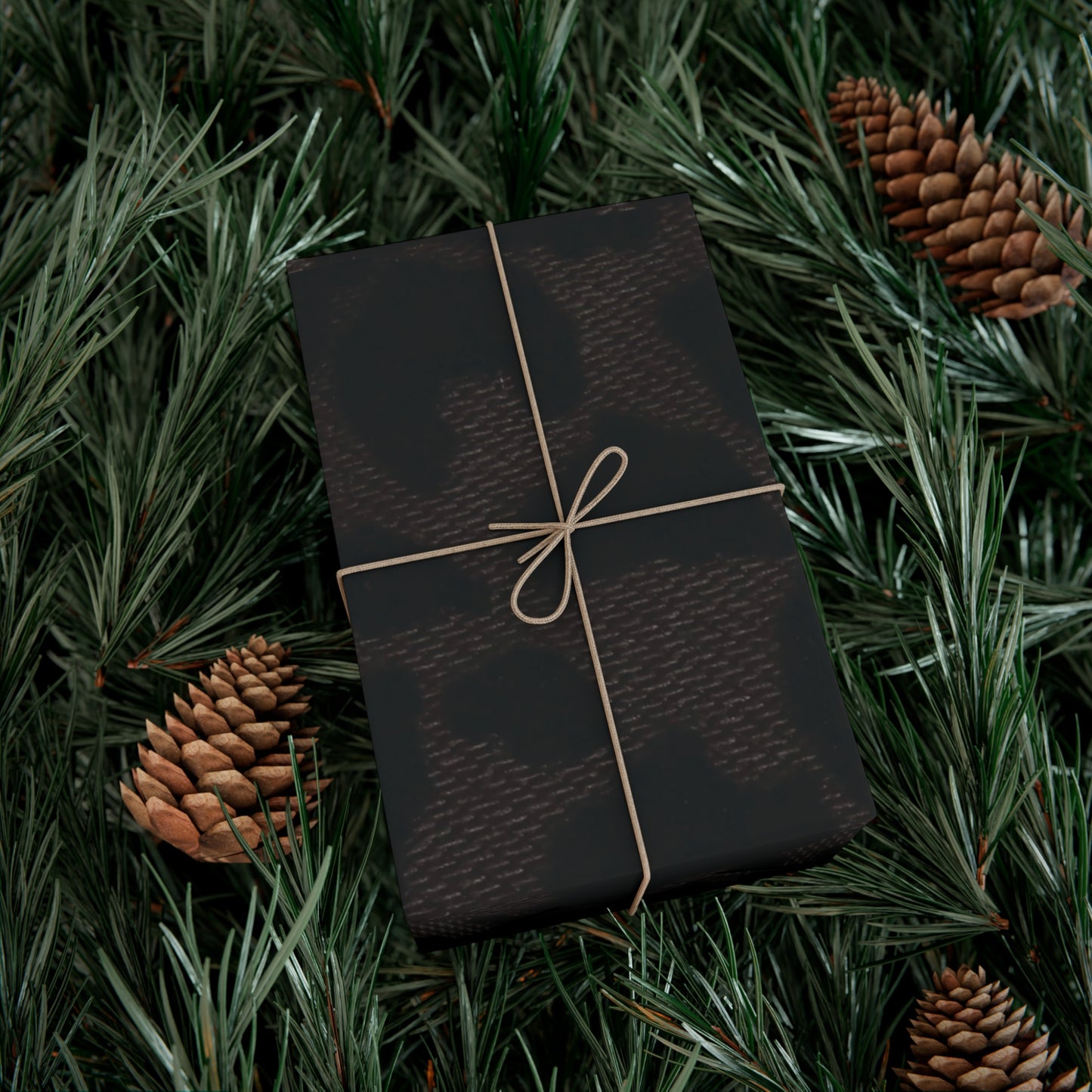 Black Leopard Gift Wrapping Paper