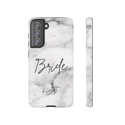 Bride Lived-In White and Grey Marble Samsung Galaxy Phone Case
