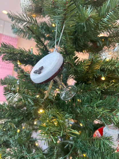 Espresso Martini Glass Ornament