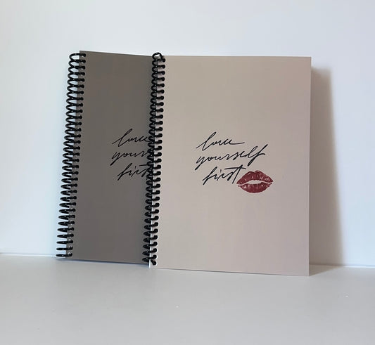 Love Yourself First Notebook (Oat) | A Reminder Worth Writing Down