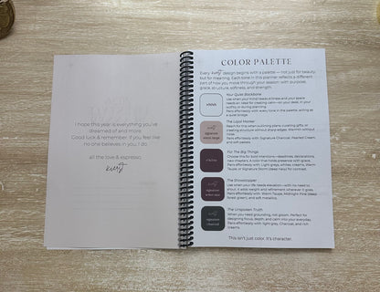 2026 Lifestyle Planner - Signature Velvet Noir Lattice