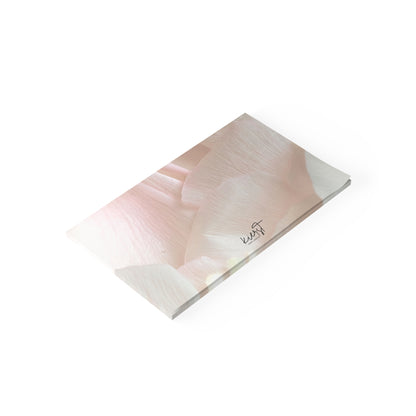 Iridescent Petals Post-it® Note Pad | Soft Pink Floral Sticky Notes for Elegant Everyday Reminders