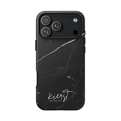 Black Marble iPhone Case