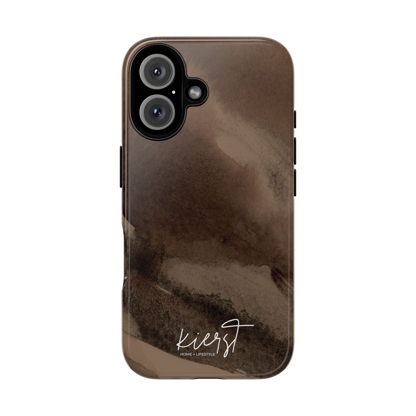 Brown Abstract iPhone Case