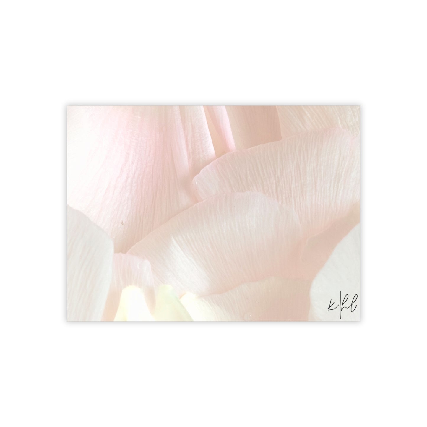 Iridescent Petals Post-it® Note Pad | Soft Pink Floral Sticky Notes for Elegant Everyday Reminders