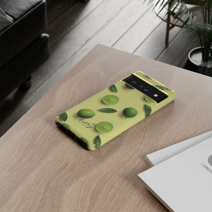Limes Google Pixel Case | Fresh Citrus Energy, Made Sophisticated