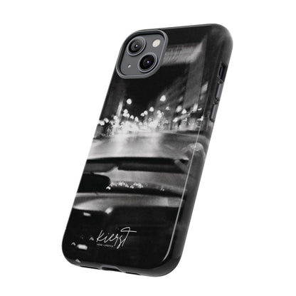 Faded Summer Nights iPhone Case | A Cinematic Blur of City Lights and Nostalgia