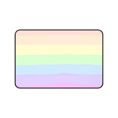 Pastel Rainbow Desk Mat