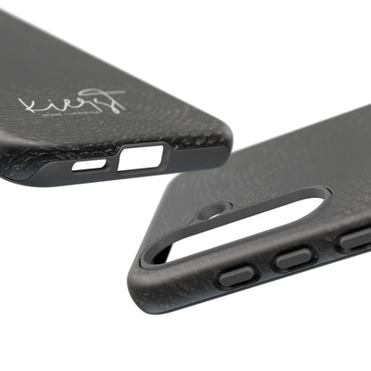 Black + Grey Snake Print Samsung Galaxy Phone Case
