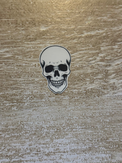 Skulls Fine Line Temporary Tattoos