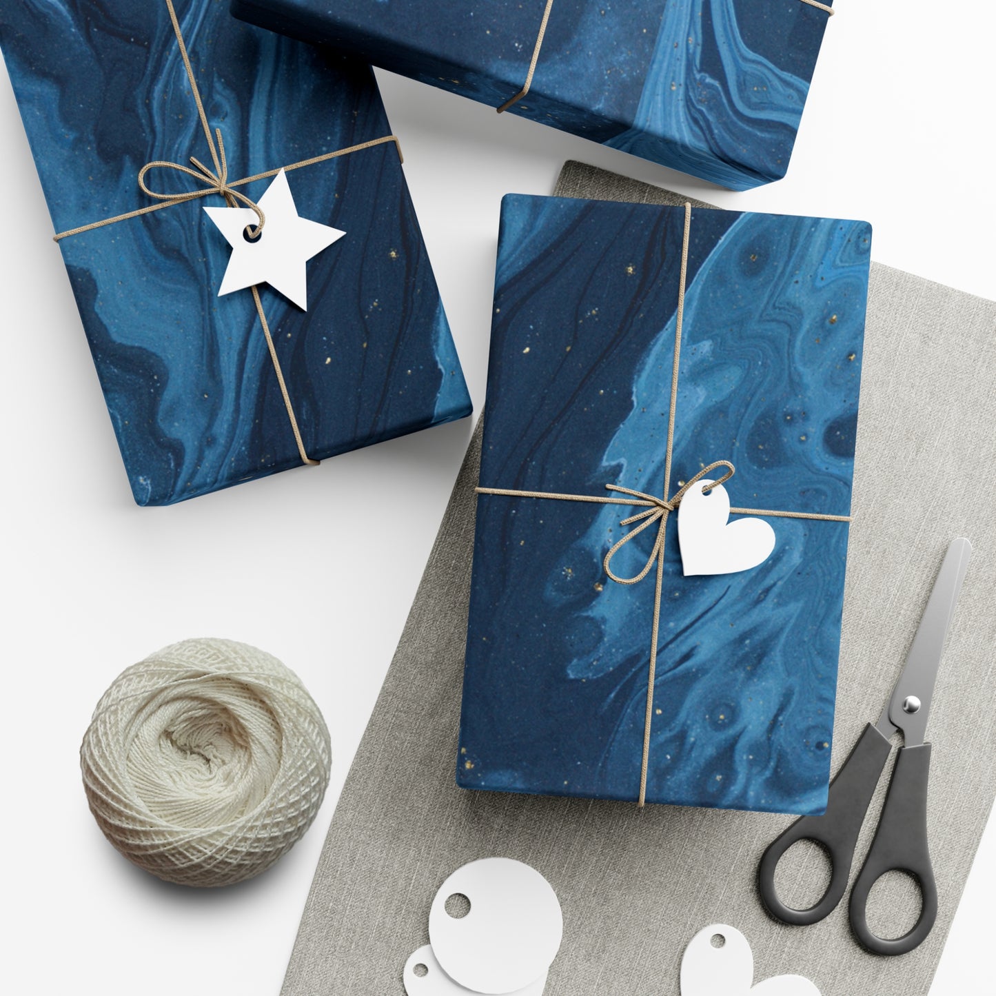 Blue Marble Gift Wrapping Paper