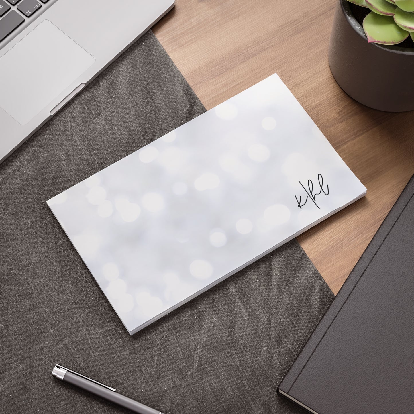 White Sparkle Post-it® Note Pad