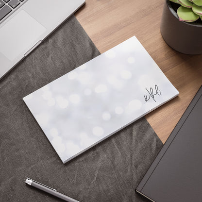 White Sparkle Post-it® Note Pad