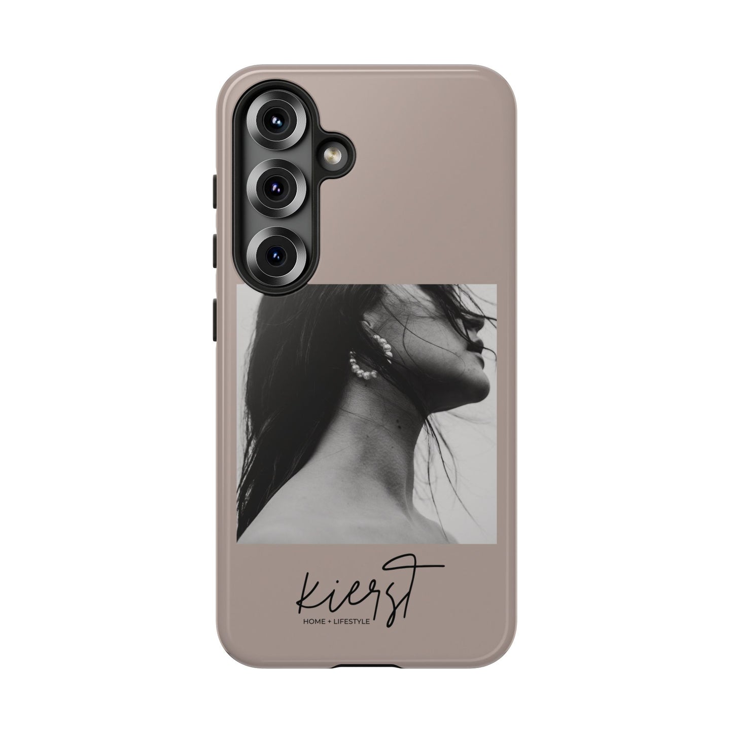 Black & White Fashion Portrait Samsung Galaxy Phone Case