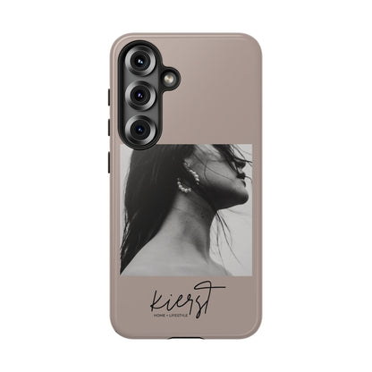 Black & White Fashion Portrait Samsung Galaxy Phone Case
