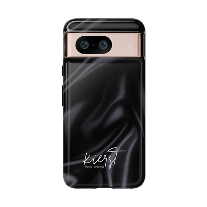 Black Silk Print Google Pixel Phone Case