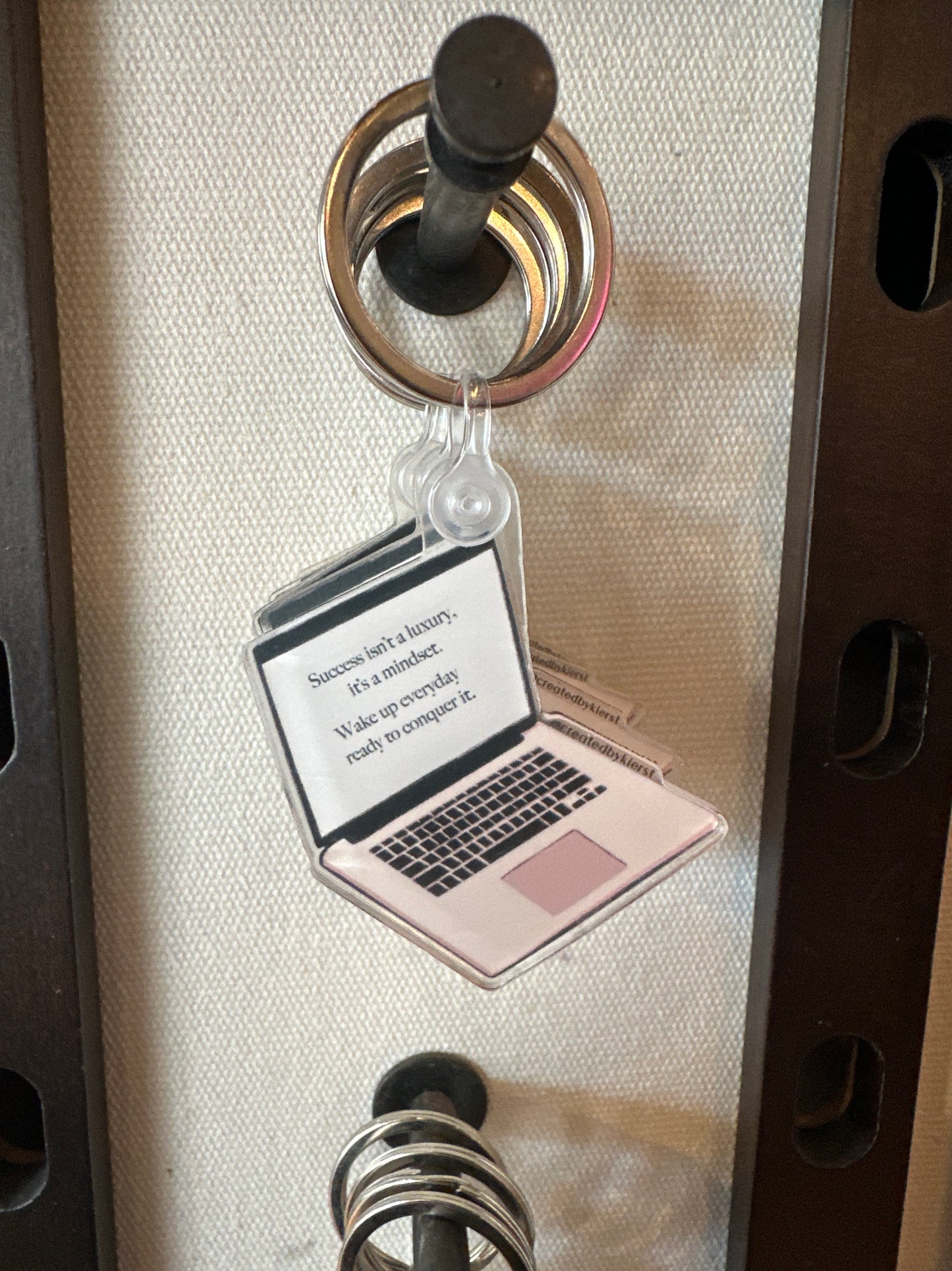 Success Laptop Keychain