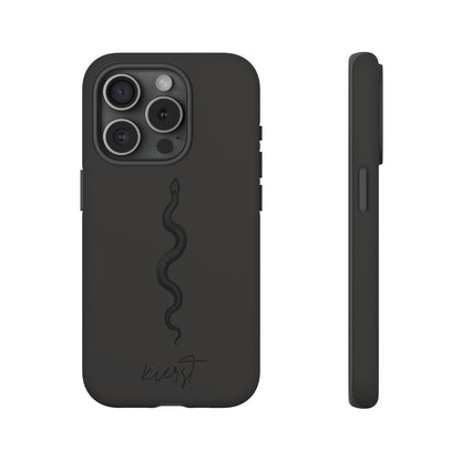 Long Black Snake iPhone Case | Subtle Edge, Quiet Power