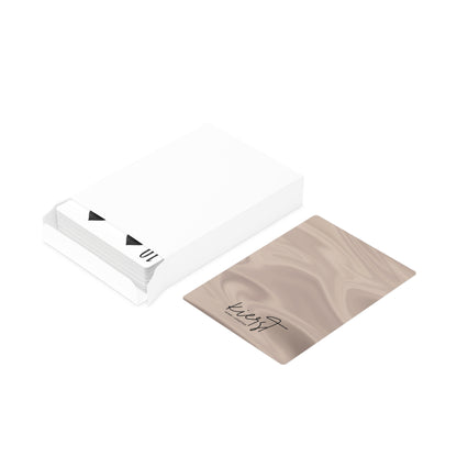 Taupe Dunes Poker Playing Cards