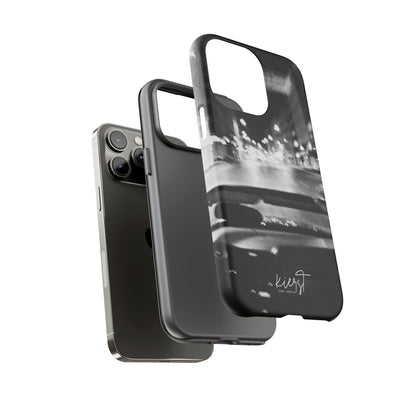 Faded Summer Nights iPhone Case | A Cinematic Blur of City Lights and Nostalgia