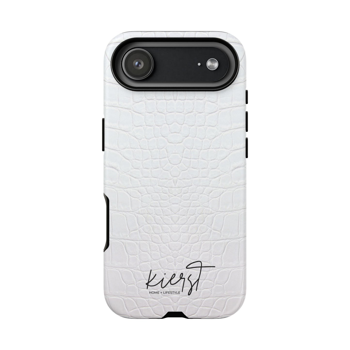 White Alligator iPhone Case