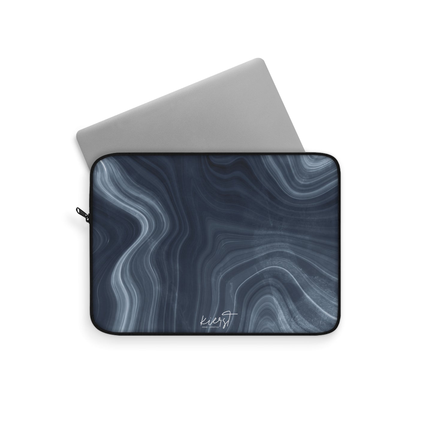 Navy Marble Laptop Sleeve