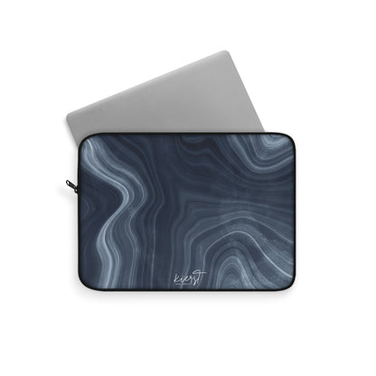 Navy Marble Laptop Sleeve