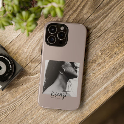 Black & White Fashion Portrait iPhone Case