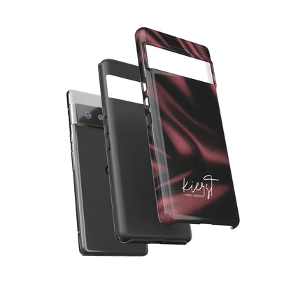 Signature Velvet Noir Silk Print Google Pixel Phone Case