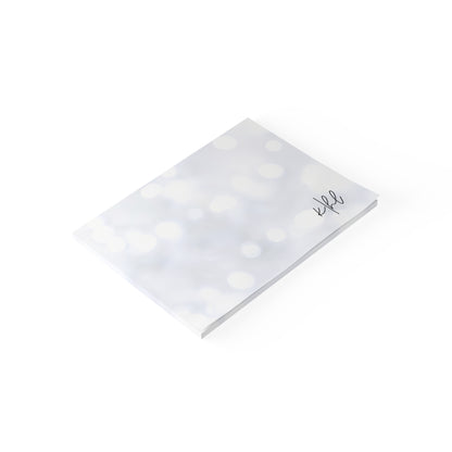 White Sparkle Post-it® Note Pad