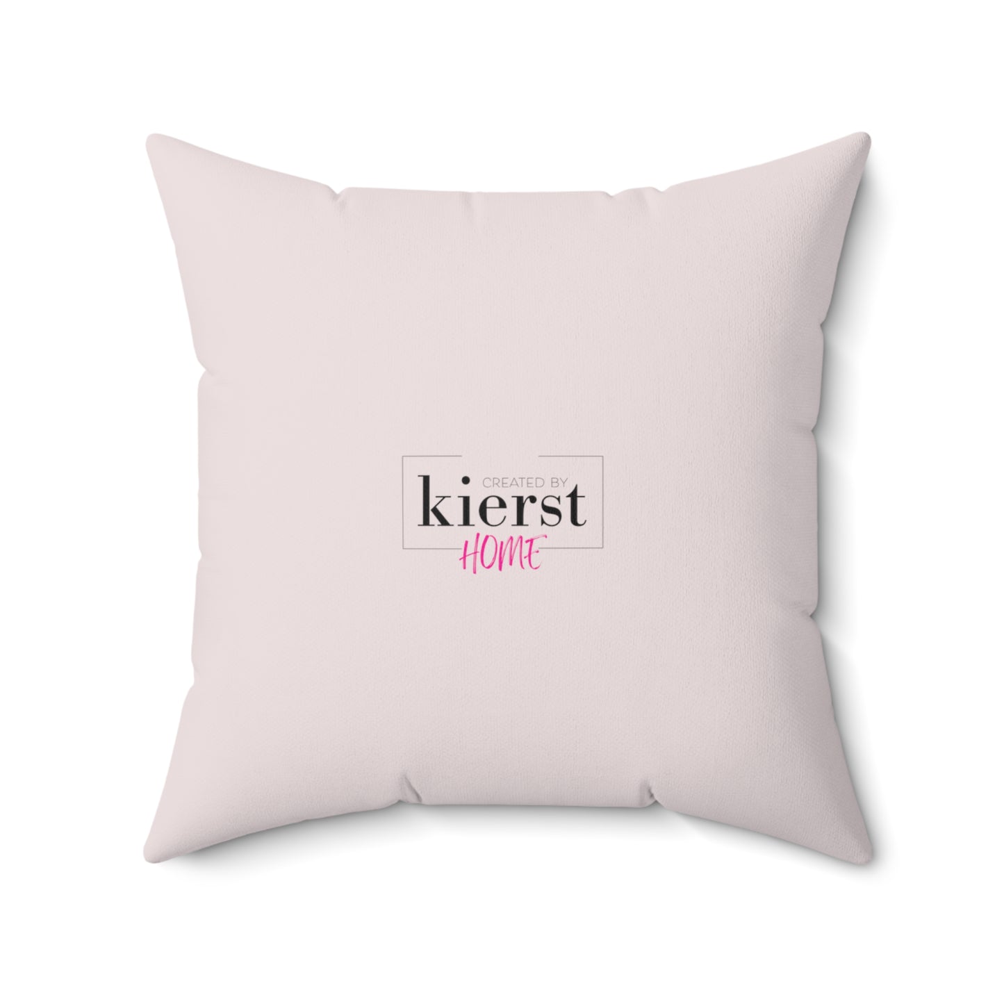 Watercolor Peony Square Pillow