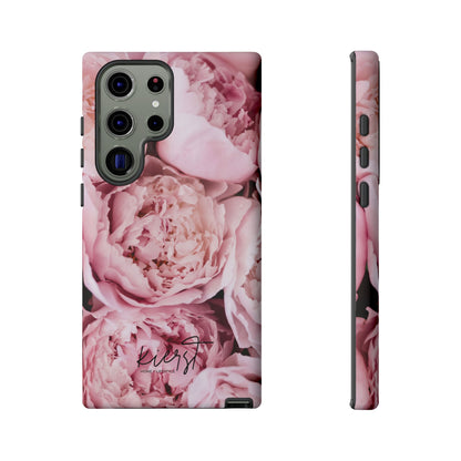 Pink Peonies Samsung Galaxy Case | A Floral Moment Lasts Longer Than Fresh Stems
