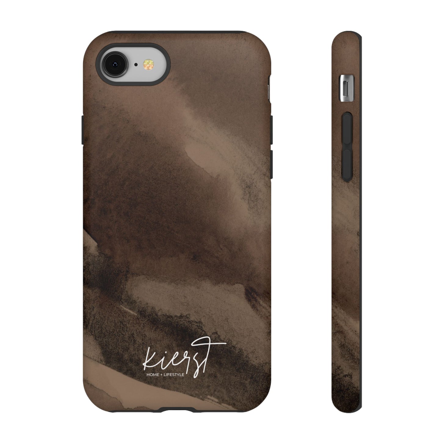 Brown Abstract iPhone Case