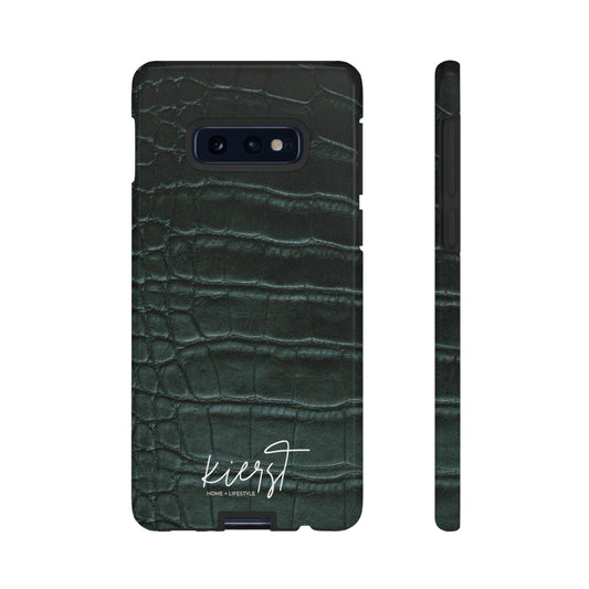 Emerald Crocodile Print Samsung Galaxy Case | Bold. Luxe. Unapologetic.