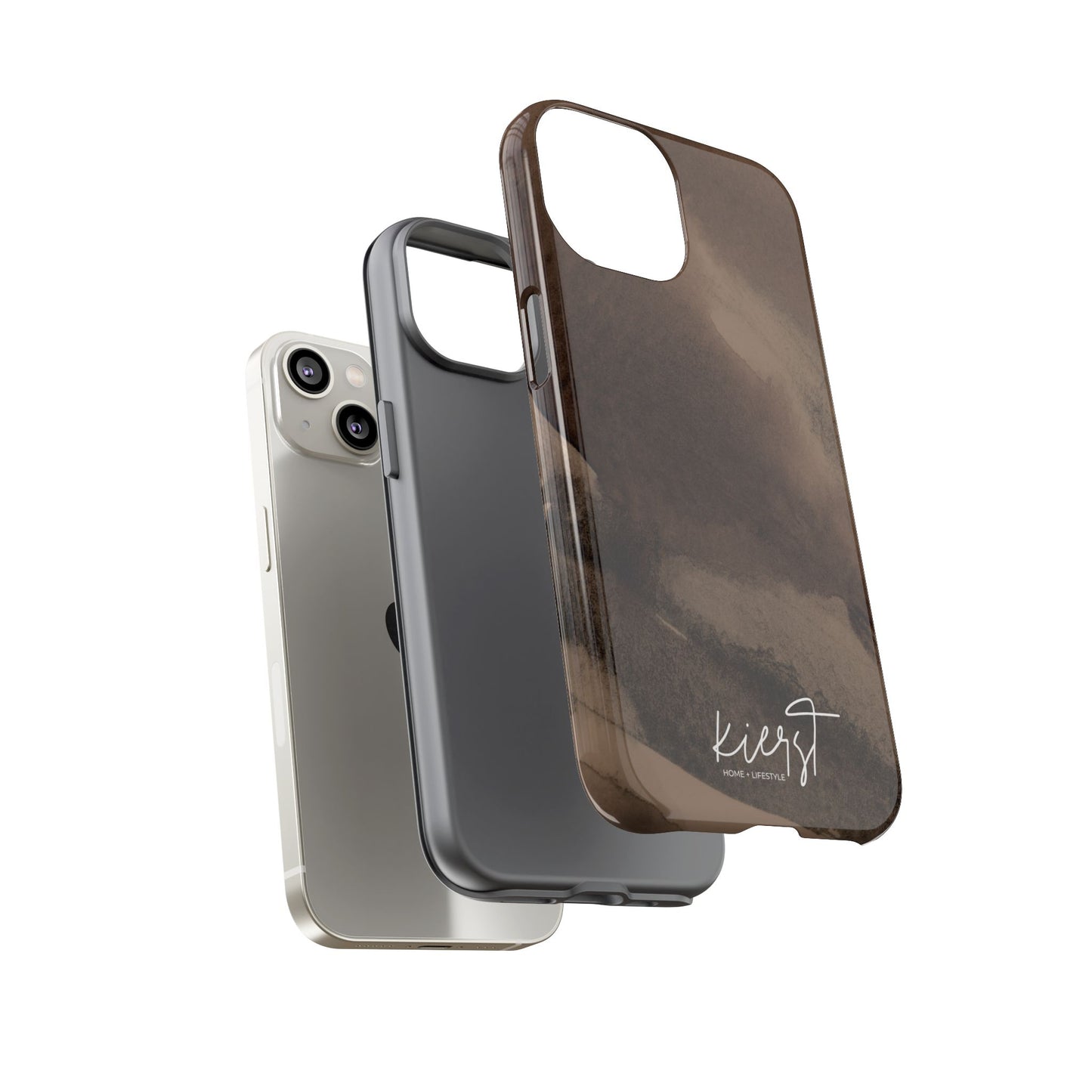 Brown Abstract iPhone Case