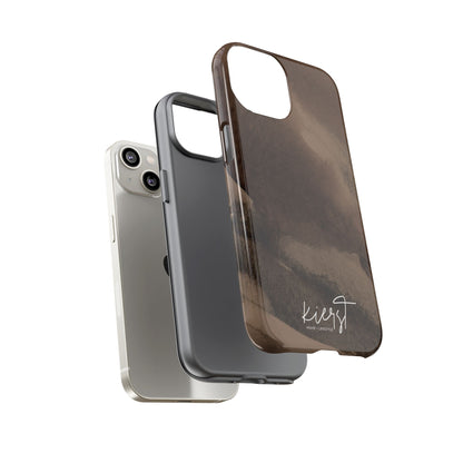 Brown Abstract iPhone Case